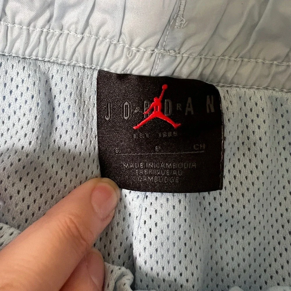 Jordan Basketball Shorts Lightweight Athletic Training Shorts Blue‎ Size S